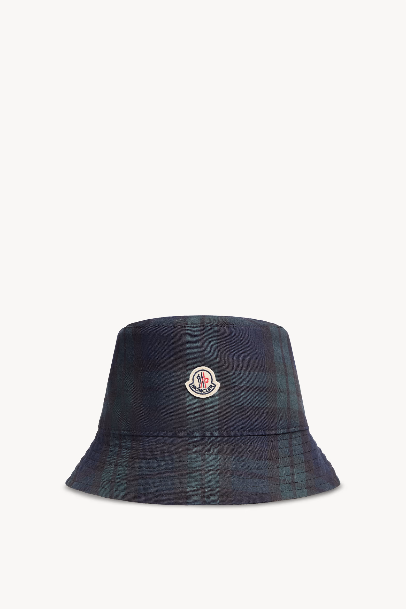 Reversible Bucket Hat Men Blue & Green Moncler 0